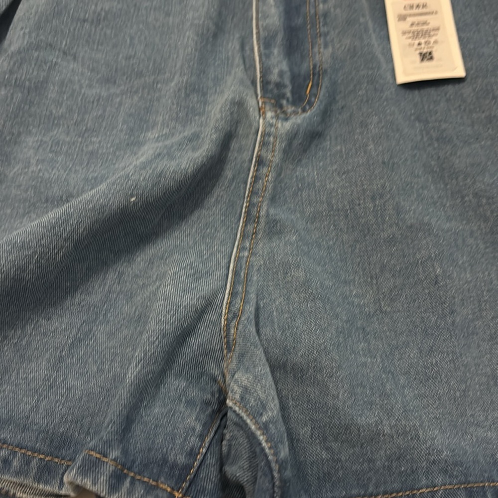 Cider jorts Jean shorts denim SZ 2X plus size baggy oversized light wash NWT - Picture 14 of 16
